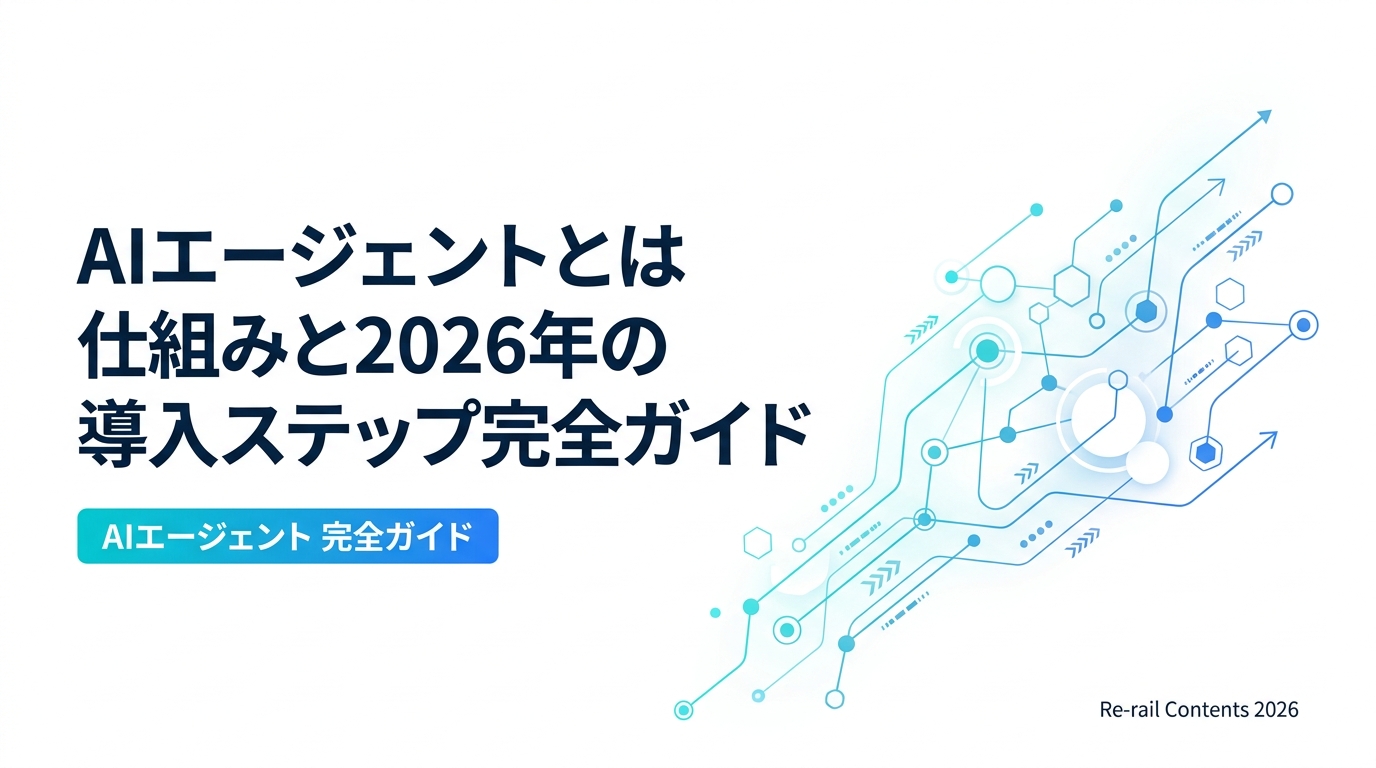 AIエージェントとは？仕組みと2026年の導入ステップ完全ガイド