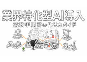 【保存必須】業界特化型AI導入の進め方｜業務手順書の作り方ガイド
